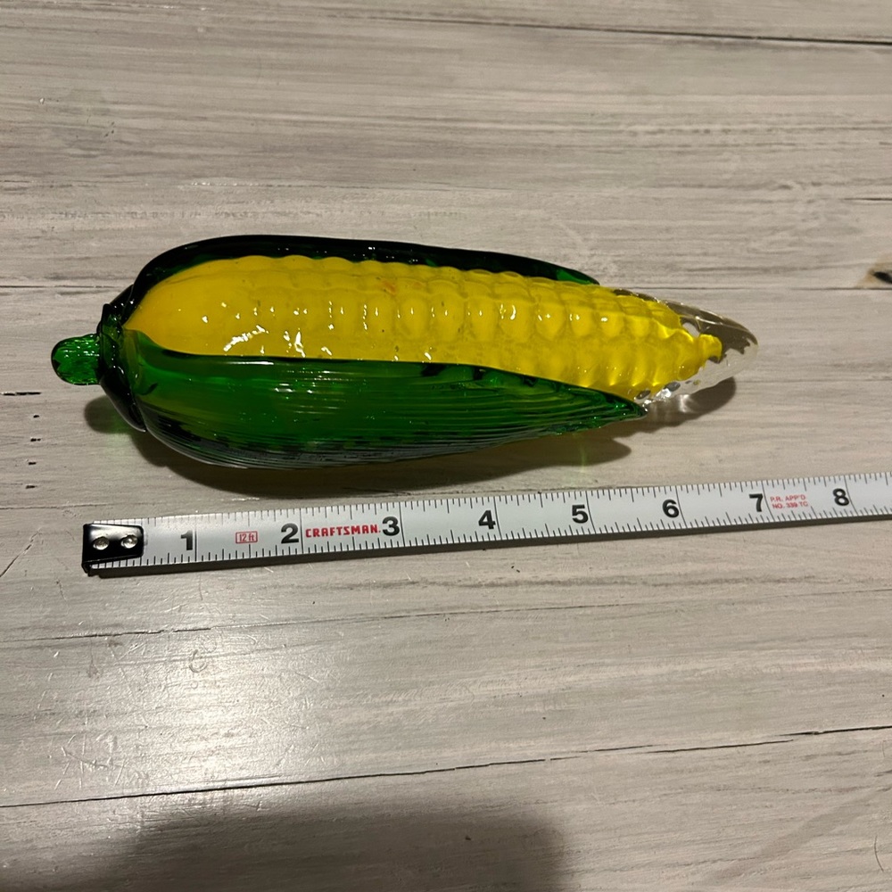 Blown glass corn on cob